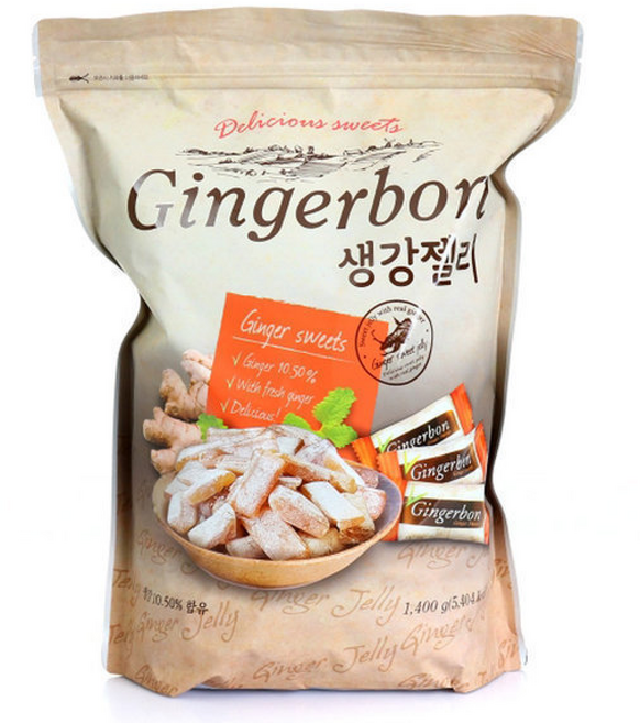 Gingerbon 진저본 생강 젤리 대용량 / 생강젤리, 1.4kg, 1개