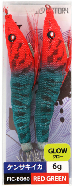 [픽토리] 켄사키이카 에기 (한치 쭈꾸미 갑오징어 문어 슷테 ) 루어, 오렌지브라운, 1개