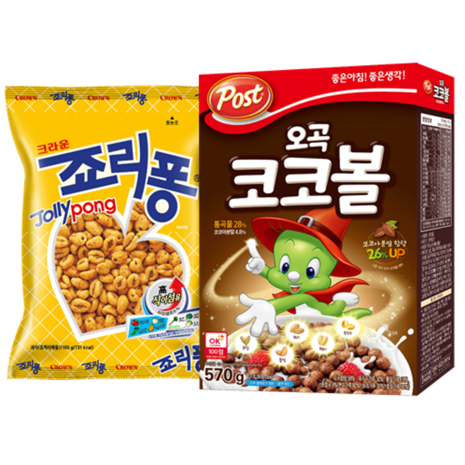 포스트 오곡코코볼570g+죠리퐁165g, 1개
