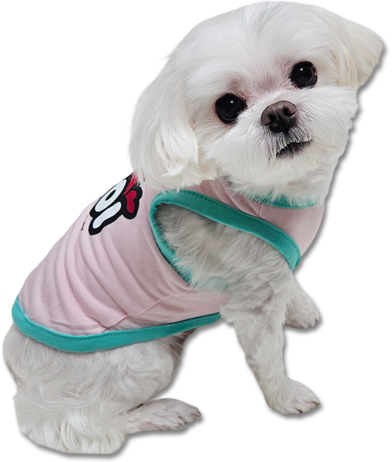 도기코디 막둥이 나시, 핑크, 1개