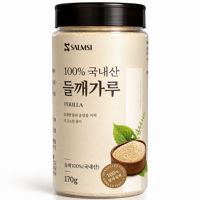 100%국내산 탈피 들깨가루 껍질제거, 1개, 170g