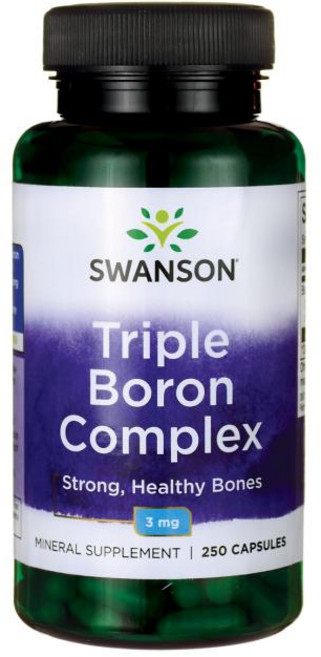 Swanson 斯旺森 3重硼複合膠囊 3mg, 250顆, 1罐