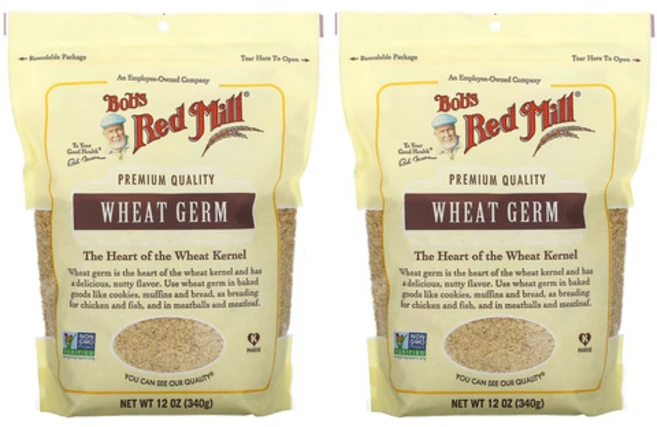밥스레드밀 밀배아 분말 가루 Wheat Germ 340g x2개, 2개 - 쿠팡