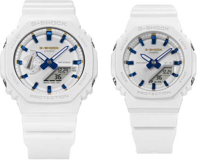 CASIO 卡西歐 G-SHOCK 男女通用 G-Present Lovers 系列 雙色運動手錶 2號 LOV-25A-7AJR