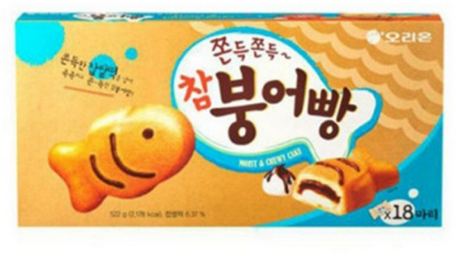 오리온 참붕어빵 대용량, 522g, 3개