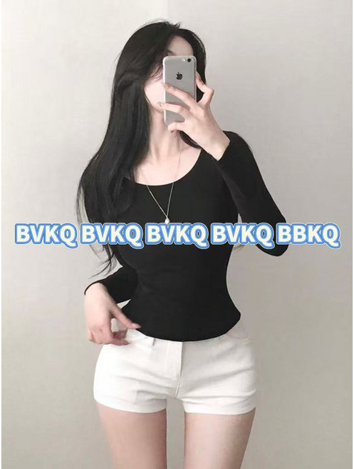 포근한 라인이쁜 기모 유넥 밑단굴림 긴팔티셔츠