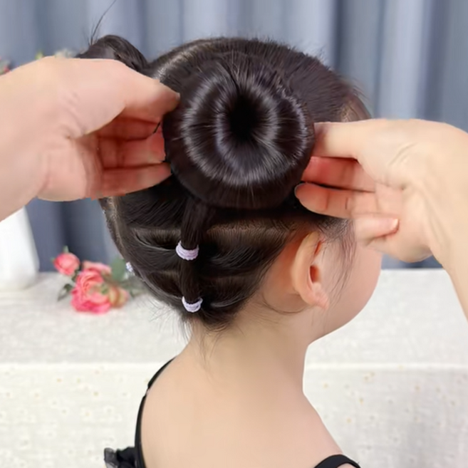 하나쓸템 올림머리 똥머리 스틱밴드, 1개, 딥커피1+1