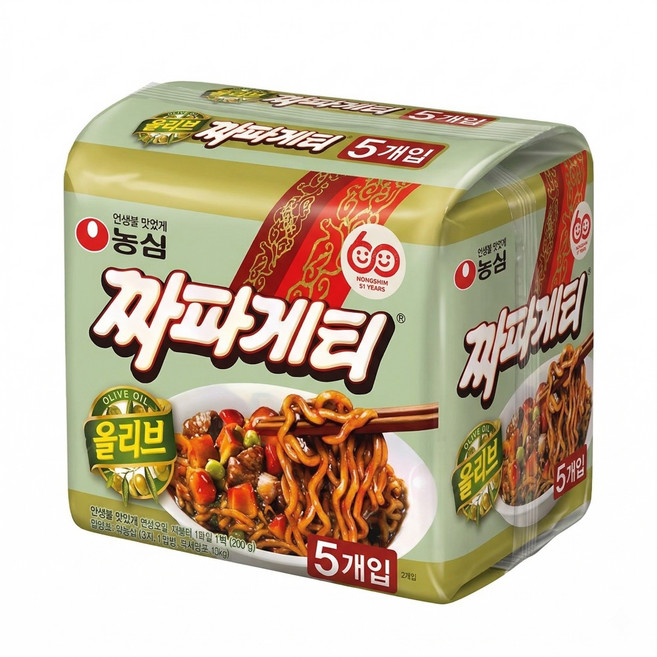 올리브 짜파게티 5개입 4개, 20개