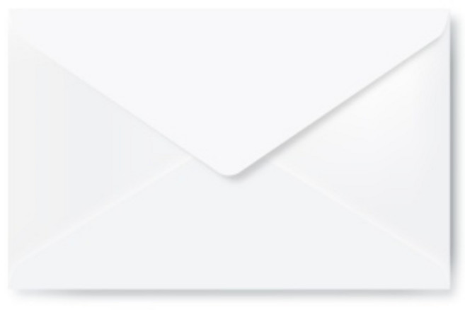 카드봉투 청첩장봉투 엽서봉투 대 135x195mm 100장, 화이트