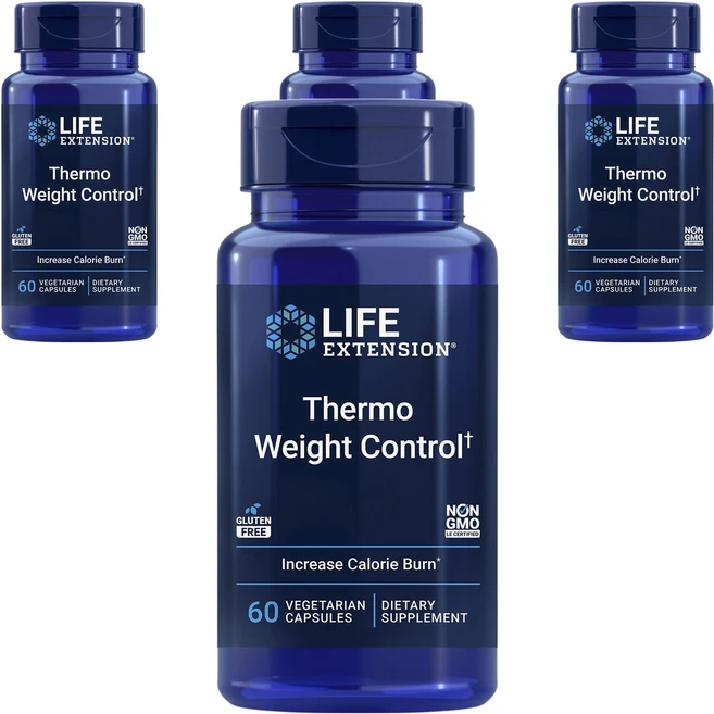 라이프익스텐션 서모 웨이트 컨트롤 베지테리언 캡슐, 4개, 60정 - 쿠팡