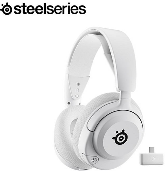 (스틸시리즈) (헤드셋) 아크티스 노바 5X Arctis Nova 5X Wireless 화이트 무선게이밍 헤드셋 (엠앤웍스 정품)