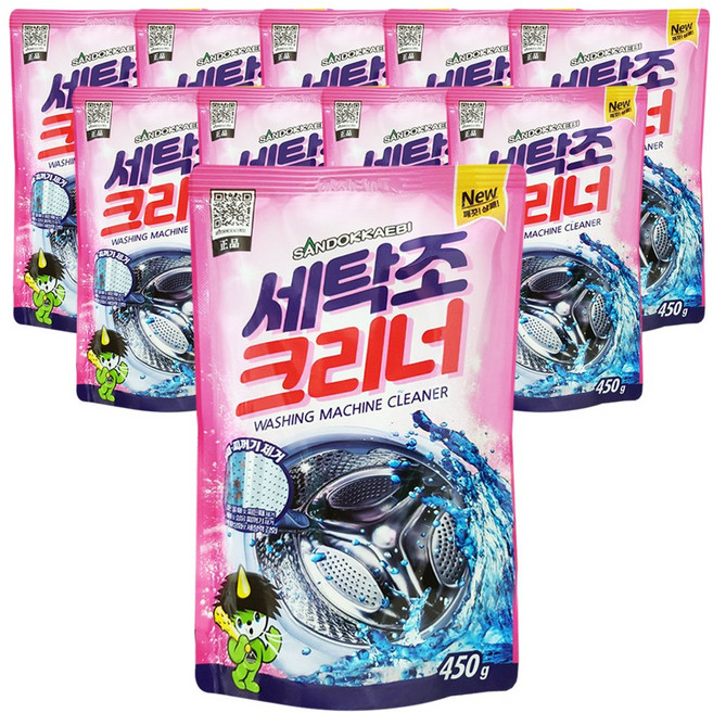 산도깨비 세탁조 크리너, 450g, 10개