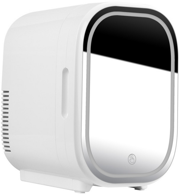 VKKN 8L 냉장고 화장품냉장고 뷰티 냉장고 냉장 신선도 유지 무음 에너지 절약 냉장고, 흰색