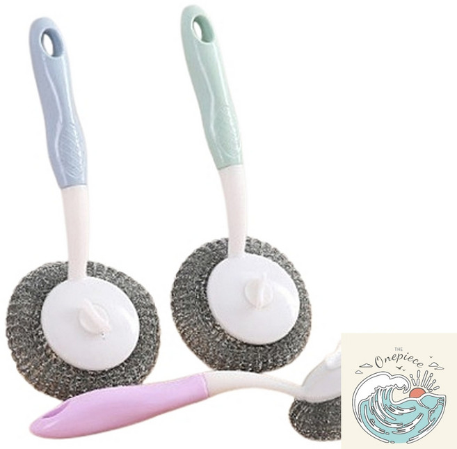 나미상점 롱핸들 브러쉬 이물질청소솔 고기불판청소솔 기름찌든때솔