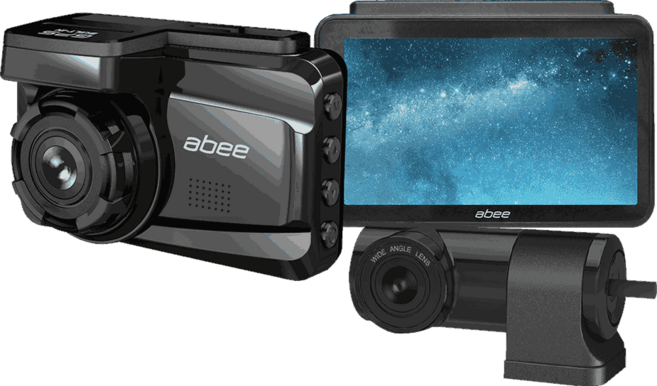 abee V81GH 雙鏡頭行車記錄器 星光夜視 WiFi GPS 雙鏡頭守護, V81GH主機+Y Cable L頭用線+後鏡頭+中繼線+電源線, 64GB, 64GB
