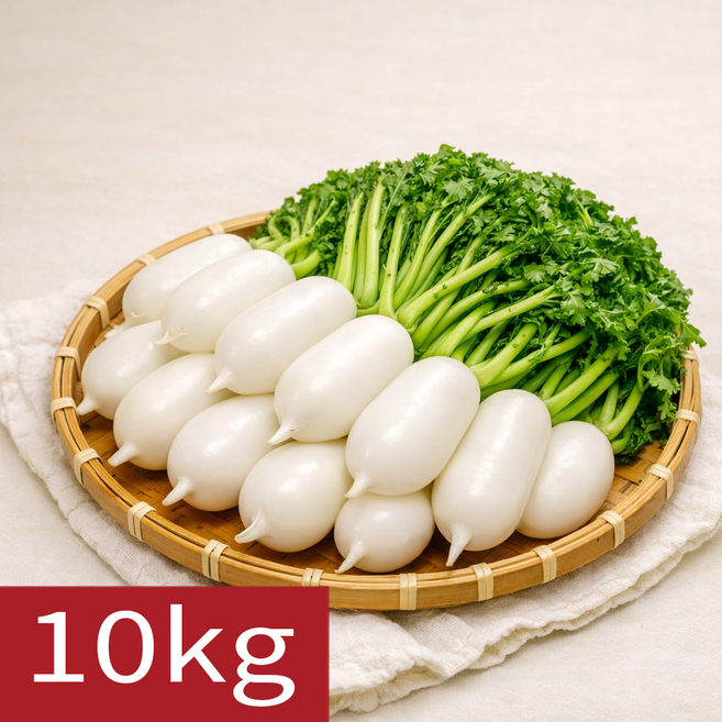 [말똥이네] 당일제조 국내산 돌산 알타리무 절임알타리, 1개, 10kg