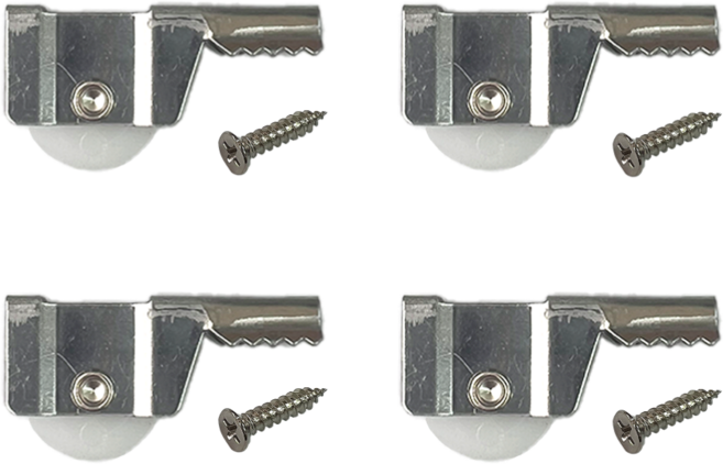 드림공간 방충망로라 방충망바퀴 하이샤시용 PVC바퀴, 4개, MF-115LSB / 17mm