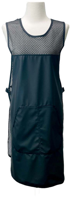 나올 메쉬 망사 방수 미용 여름앞치마 블랙 가벼운 시원한 미용실 고급원단, 1개