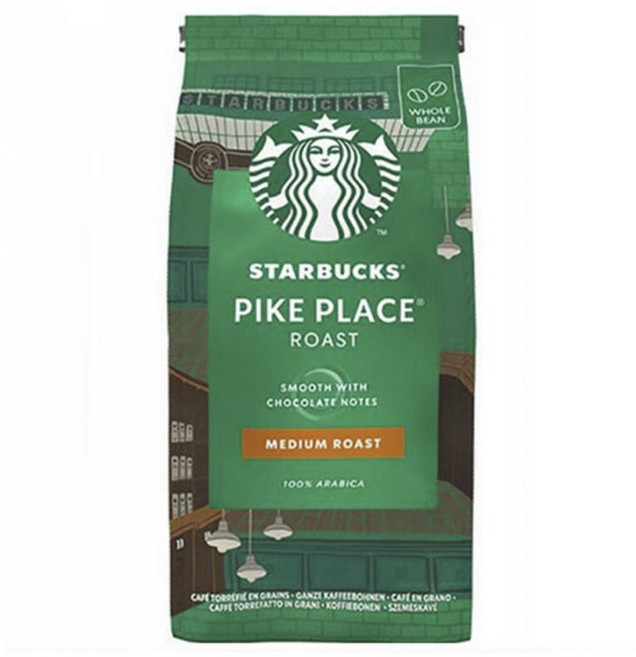 스타벅스 파이크 플레이스 로스트 미디엄 초콜릿 노트 (원두), 1개, 200g