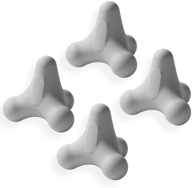 살림살림 릴렉스볼 셀프 마사지 스트레칭 지압볼, 4개