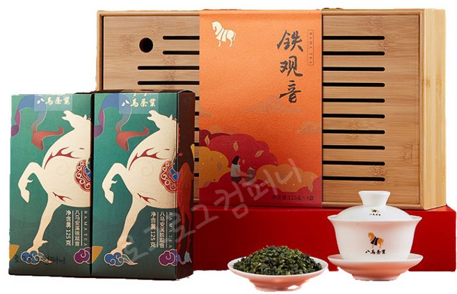 특급 안계철관음 500g 청향형 우롱차 고품질 춘차 대나무포장 선물세트, 1개, 1개입