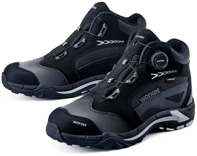 워킷 안전화 명품 블랙 6인치 다이얼 방수 kcs인증 통풍 작업화