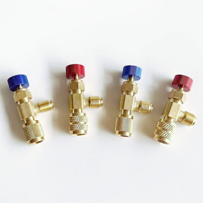 에어컨 냉매 컨트롤 밸브 R22 R410 냉매 주입 차단 어댑터, 1개, C. R410에서 R22로 변환