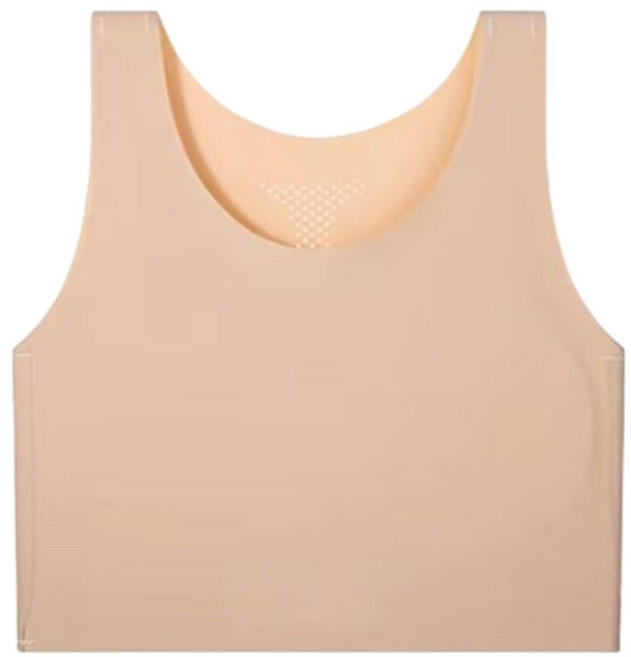 【隔日達】大胸顯小 無痕束胸 大尺碼束胸 束胸內衣 防震運動 縮胸內衣 防凸點 背心