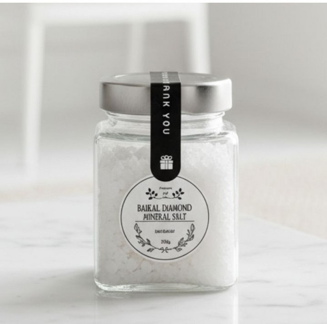 미네랄소금 천연소금 바이칼소금 다이아몬드소금 물에타먹는소금 소금차 바이칼다이아몬드미네랄소금 건강한소금, 1개, 150g
