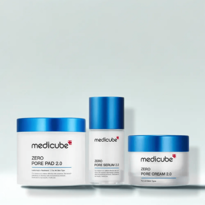 메디큐브 제로 모공 3종 SET (패드+세럼2.0+크림), 1세트, 패드+세럼+크림