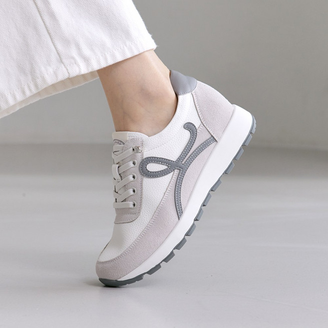 슈리오 여성 데일리 발편한 워킹 스니커즈 5cm