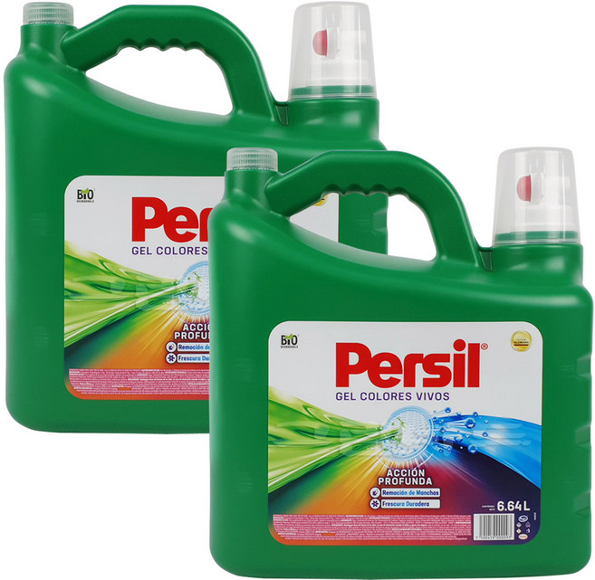 퍼실 젤 컬러 세제 본품, 6.64L, 2개