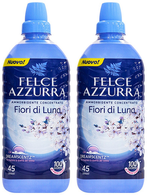 펠체아주라 이탈리아 150년 향좋은 초고농축 섬유유연제 문플라워, 900ml, 2개