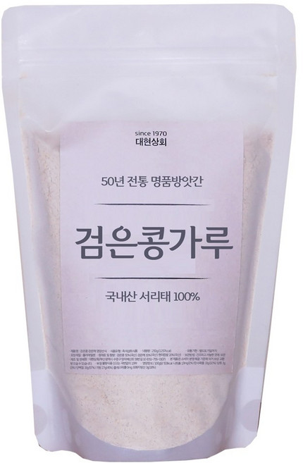 50년전통대현상회 국산 볶은 검은콩가루, 1개, 200g