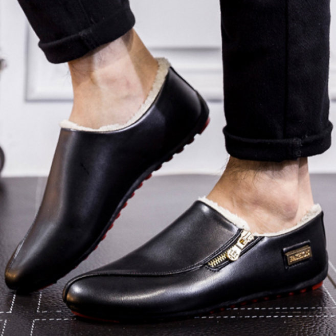 라오농 남자 겨울 털신 털단화 로퍼 구두 방한화 모카신12 +lv99