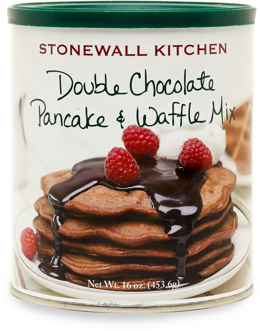 스톤월 키친 더블 초콜릿 팬케이크 및 와플 믹스 454g Stonewall Kitchen Double Chocolate Pancake and Waffle Mix 16 Ounce, 1개, 473ml