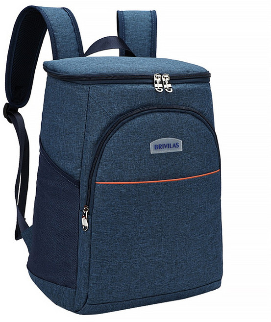 알럽홈 다용도 쿨러 보온보냉 백팩, 네이비, 1개