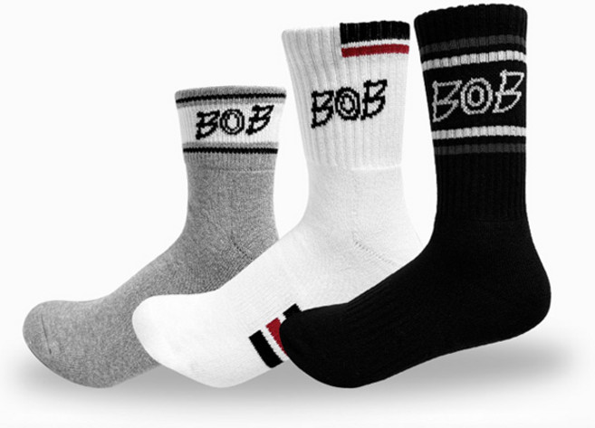 [5켤레] BOB GOLF 국산 중목 남성 골프 스포츠 기능성 양말 2중 쿠션 논슬립, MBOBSM3BK 블랙, 5개