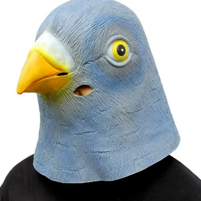 파티 동물 가면 웃긴선물 할로윈 마스크, 1개, 비둘기