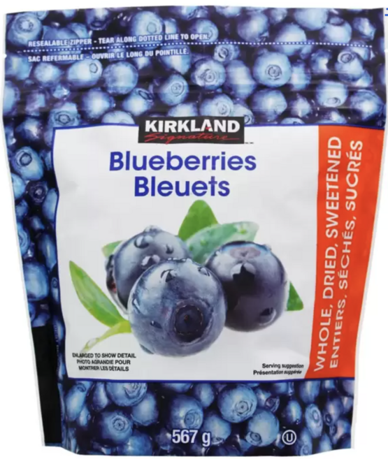 Kirkland Signature 藍莓乾, 567g, 1個