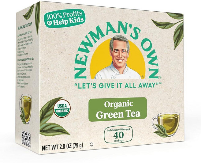 NEWMANS OWN 유기농S 유기농 로열 그린티 40개입 Newmans own
