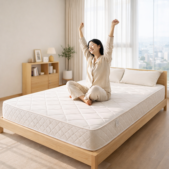 Homall 매트리스 포켓스프링 침대 바닥 무음 독립스프링 매트리스, 중간, 20cm