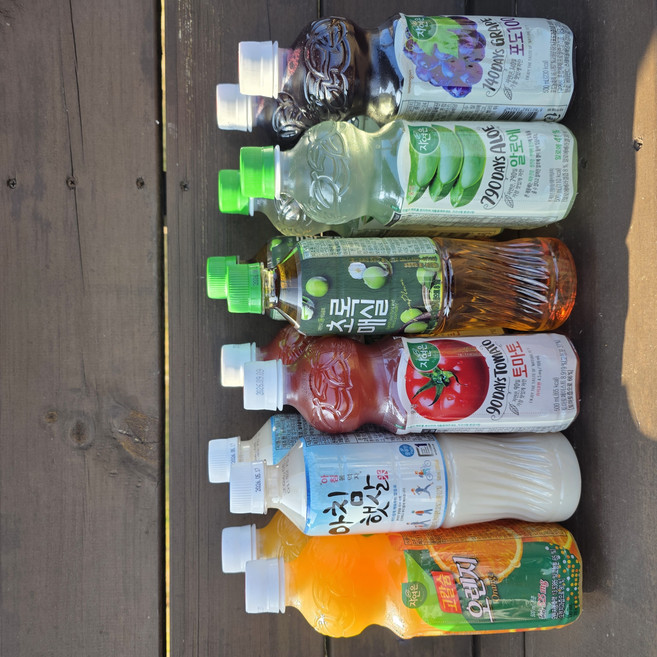 [음료의집] 자연은 500ml 오렌지 아침햇살 토마토 초록매실 알로에 포도, 12개