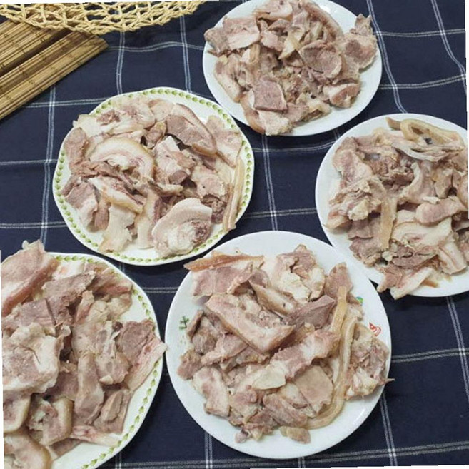 VDD 국내산 돈두 슬라이스 수육 10인분 X 10팩 폭탄, 1개