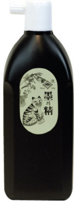 한국묵운당 호랑이로고 묵의정먹물 180ml 먹물