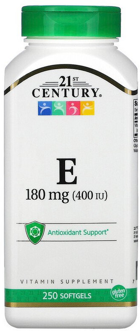 21세기 센트리 비타민 E 21st Century 비타민E 180mg 400IU 250소프트젤, 110정, 1개