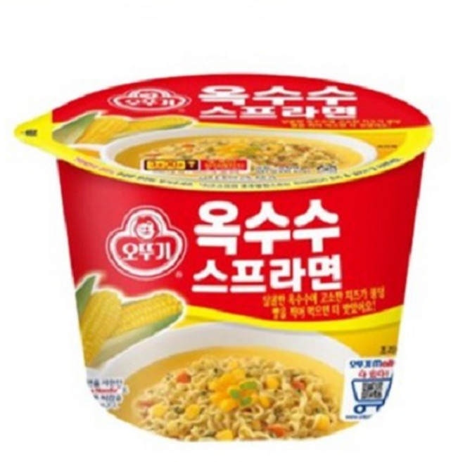 오뚜기 옥수수 스프 라면 100g, 6개