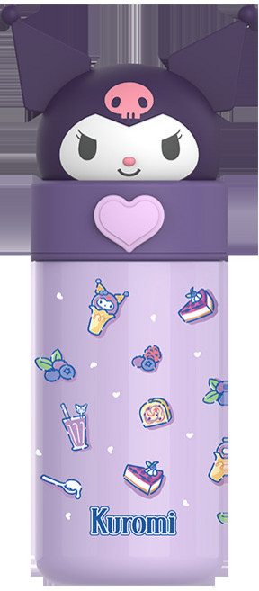 피규어 쿨로미 옥계개 텀블러 비주얼 큐티 여자 316 물컵, 산 리우 보온병 컵-쿨로미, 1개