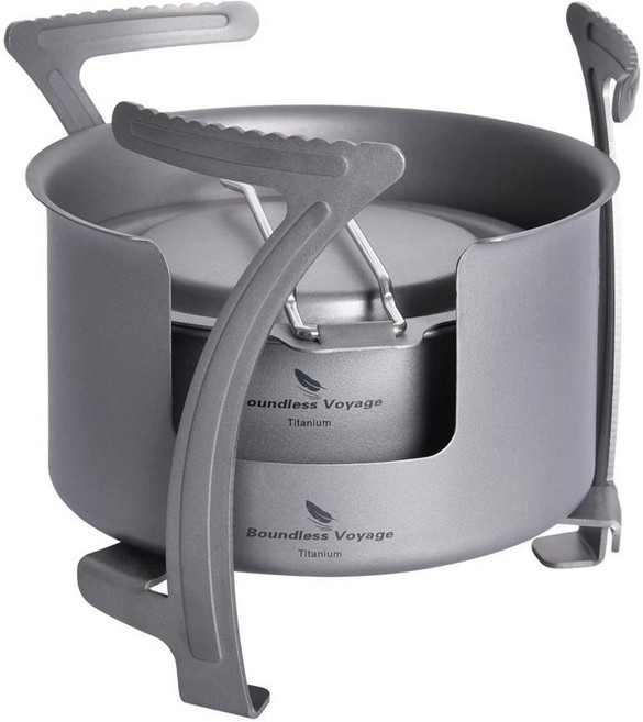 부티크 티타늄 용광로 미니-B 접이식 스토브 야외 목재 사냥 낚시를 위한 휴대용 굽기 텐트, 1개