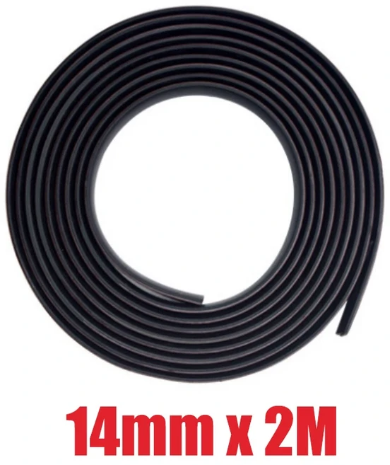 SEAMETAL 자동차 고무 씰 가장자리 스트립 지붕 앞 유리 실란트 보호기 창 14/19mm, [01] 19mmX4m